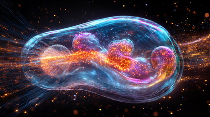 Obraz premium Microscopic Wonders with a Dynamic World of Single-Celled Life