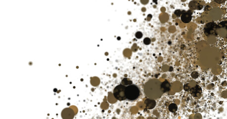 Glittering gold  confetti png. Glittering gold