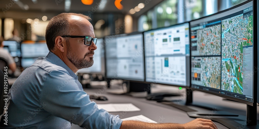 Poster it security specialist monitoring network activity with advanced tools and techniques for optimal pr