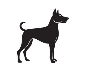 Dog Vector black silhouette illustrations