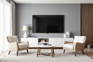Modern Living Room Interior  

