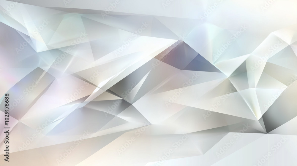 Aufkleber modern abstract crystal clear background with layers and reflex textured transparent material in ran
