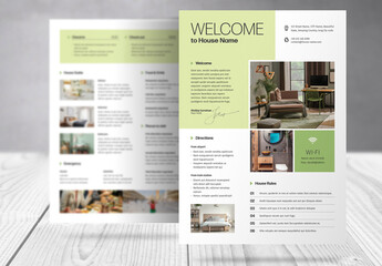 Home Rental Welcome Guide Template