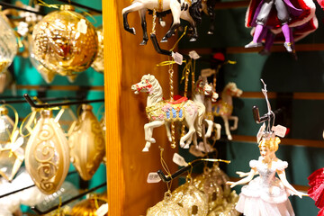 Christmas tree decorations in store. Decorate the holiday season and bring a touch of welcome to...