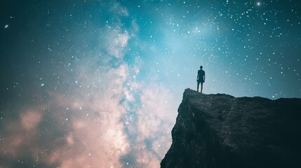 Fototapeta premium Contemplating Infinite Possibilities