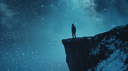 Fototapeta premium Contemplating Infinite Possibilities
