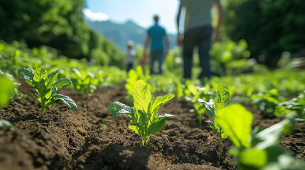 Community Farming for Sustainable Agriculture: Fresh Organic Produce and Clean Environmental