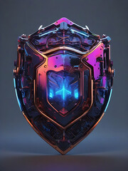 Fototapeta premium blue shield