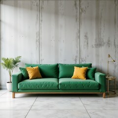 Sofa in Minimalist Living Room Interior


