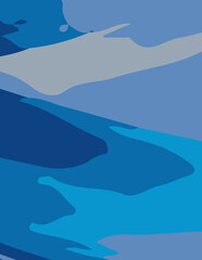 abstract background with untidy waves Illustration