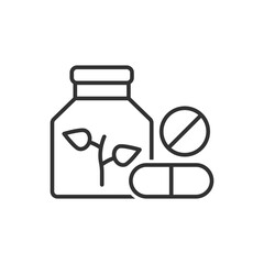 Herbal Medicine Icon - Homeopathy Icon