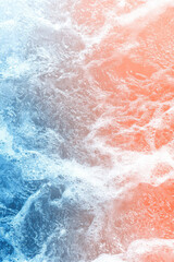 Soft Textured Ocean Wave Abstract