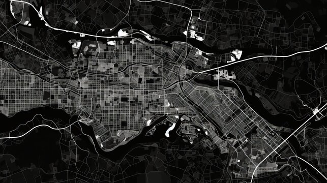 Elegant grid map design featuring subtle lines on a neutral background for clarity and order