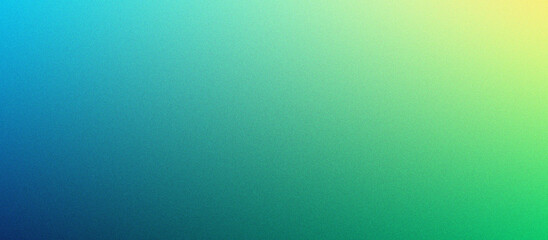 Obraz premium Blue green yellow abstract grainy gradient background noise texture effect summer poster design, grainy texture effect, banner landing page backdrop design