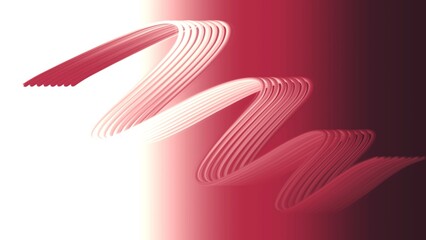 Dekoratives Design mit Schleife. Moderne Kunst