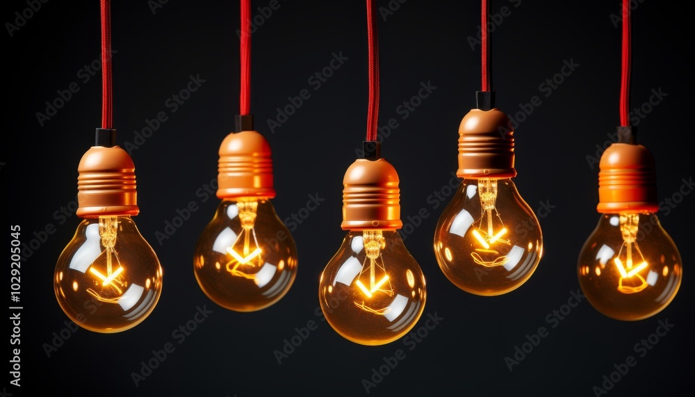 Poster minimalist christmas lights design dots and lines creating a festive atmosphere on dark background