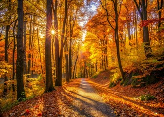 Autumn Walk in the Forest: Captivating Colors and Nature's Serenity