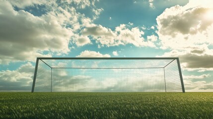 The crossbar in life challenges us to aim higher, even when the goal seems just out of reach.