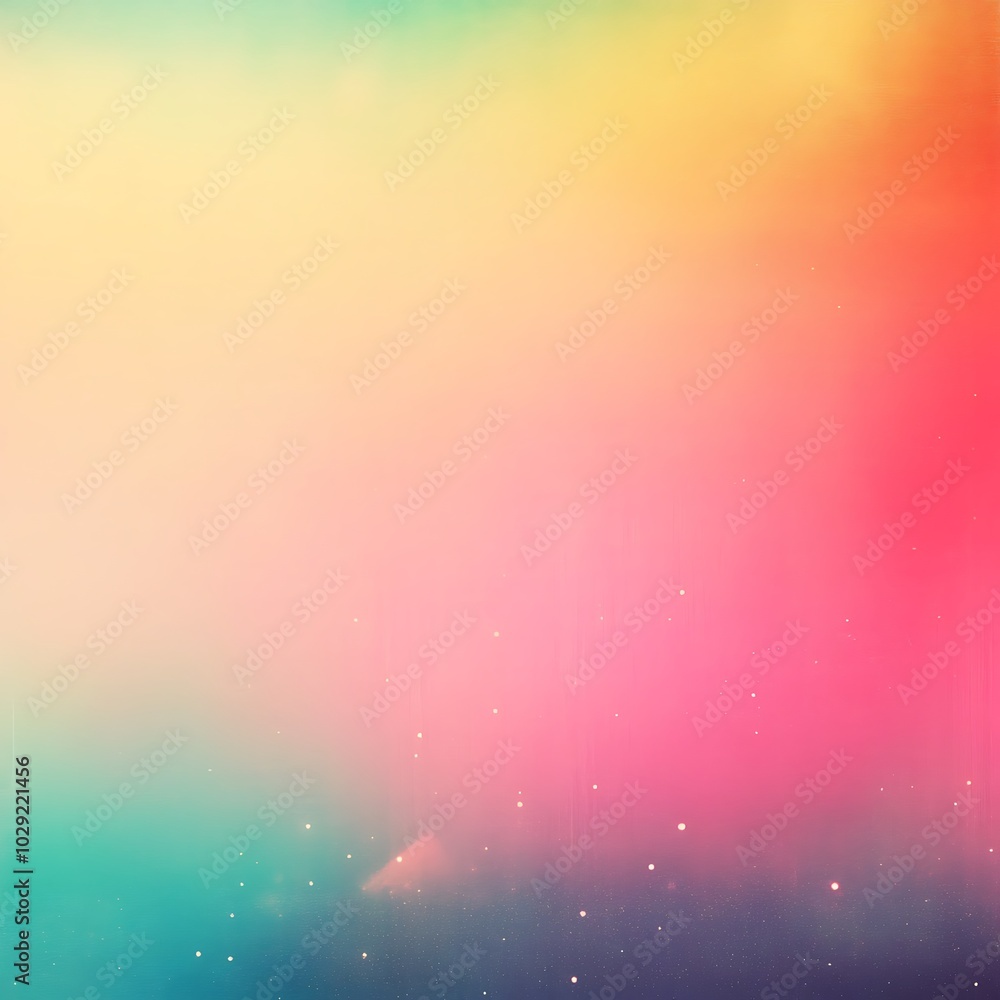 Poster abstract warm pastel blurred grainy gradient background texture colorful digital grain noise effect 