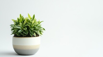 Indoor plant isolated on white background
