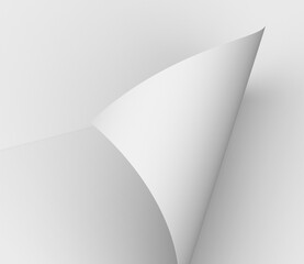 Perspective view paper logo mockup