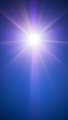 Obraz premium Farbstreifen Himmel isolated with white highlights, png