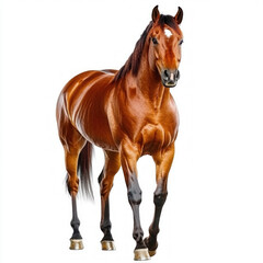 Obraz premium Thoroughbred Horse Isolated