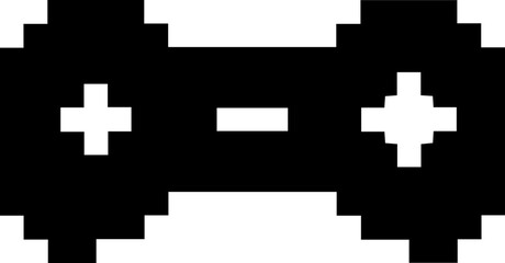 video game console pixel art