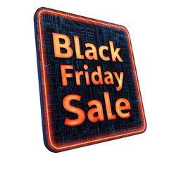 Exciting Black Friday sale banner with vibrant colors and bold text, perfect for promotions and advertising.