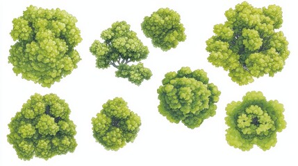 Lush green forest with vibrant foliage nature photography summer scenery a