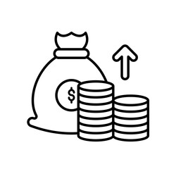 Debt Icon, Finance, Loan, Bussines