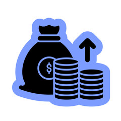 Debt Icon, Finance, Loan, Bussines