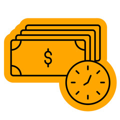 Debt Icon, Finance, Loan, Bussines