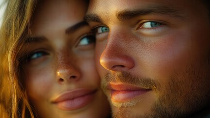 closeup capture of an engaged couple focusing on the womans hand showcasing her engagement ring emphasizing love and commitment