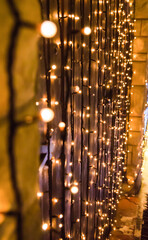 Obraz premium Christmas festive decor for winter holidays