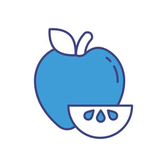 Apple vector icon stock illustration