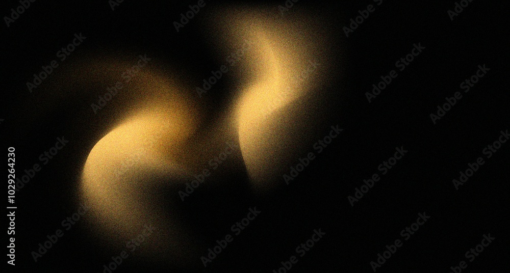 Aufkleber luxurious golden and black background with satin drapery. 3d illustration, 3d rendering.3d abstract 