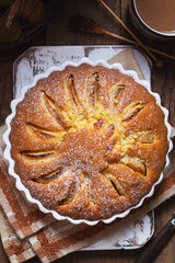 Apple Autumn Pie, Top View