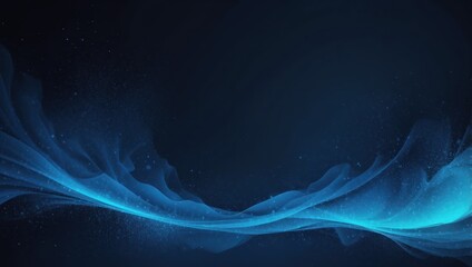 Blue abstract background, dark bright noisy banner, light gradient texture. generative AI