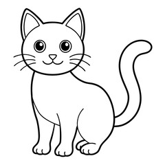 A cute Cat cartoon vector illustration