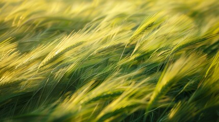 Abstract photography of wind blown grass, symbolizing the constant movement and change in the natural world.