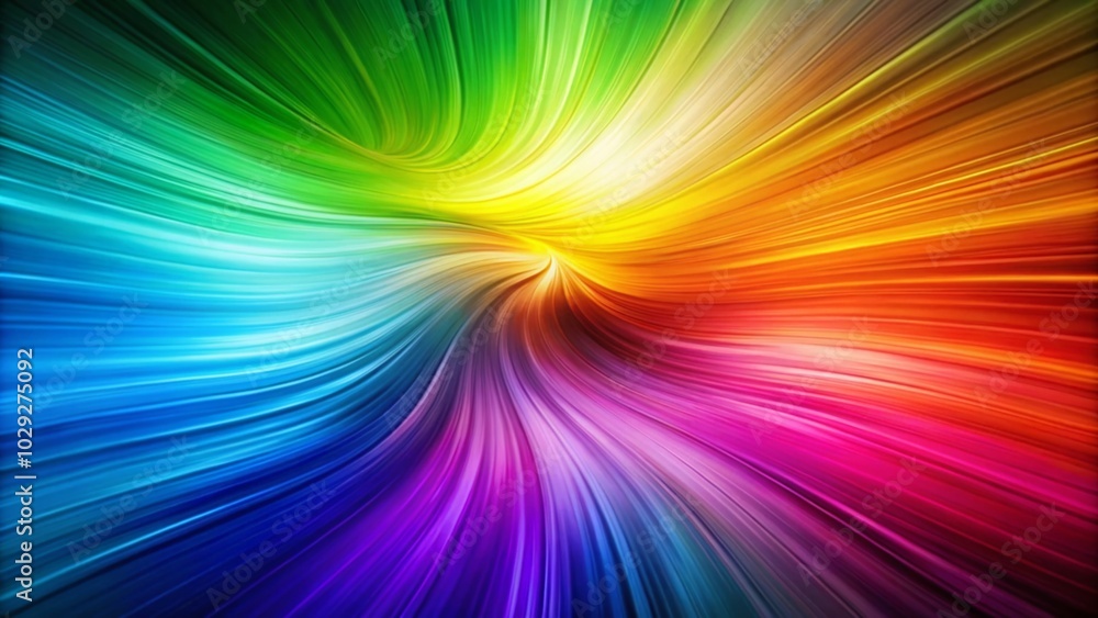 Poster twisted vibrant iridescent gradient abstract background for design and art projects