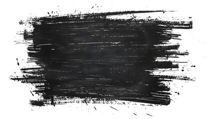 grunge scribble square, scrawl, lines, black marker isolated on white background