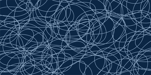 Colored tangled pattern. Abstract chaotic texture. Background with lines and waves. Art creation