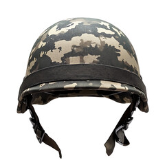 A military combat helmet isolated on transparent background (2)