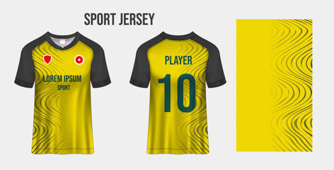 Sport jersey design fabric textile for sublimation.