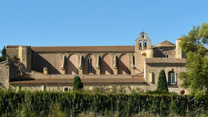 L'abbaye Sainte-Marie de Valmagne à Villeveyrac dans l’Hérault
