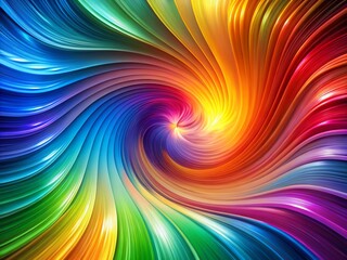 Fototapeta premium Vibrant Abstract Rainbow Digital Background with High Dynamic Range for Creative Projects