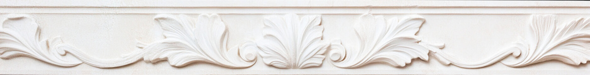 White moulding border