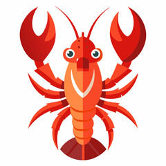 Lobsters vector illustration on white background